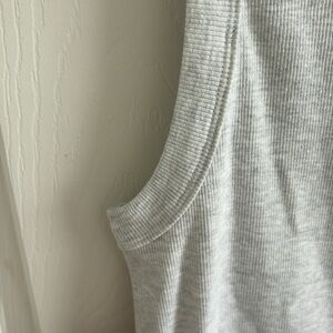 Old Navy Light Gray Ribbed Tank Top